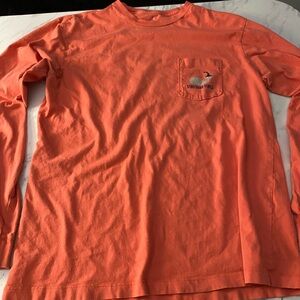 Vineyard Vines Orange Crew Neck Shirt